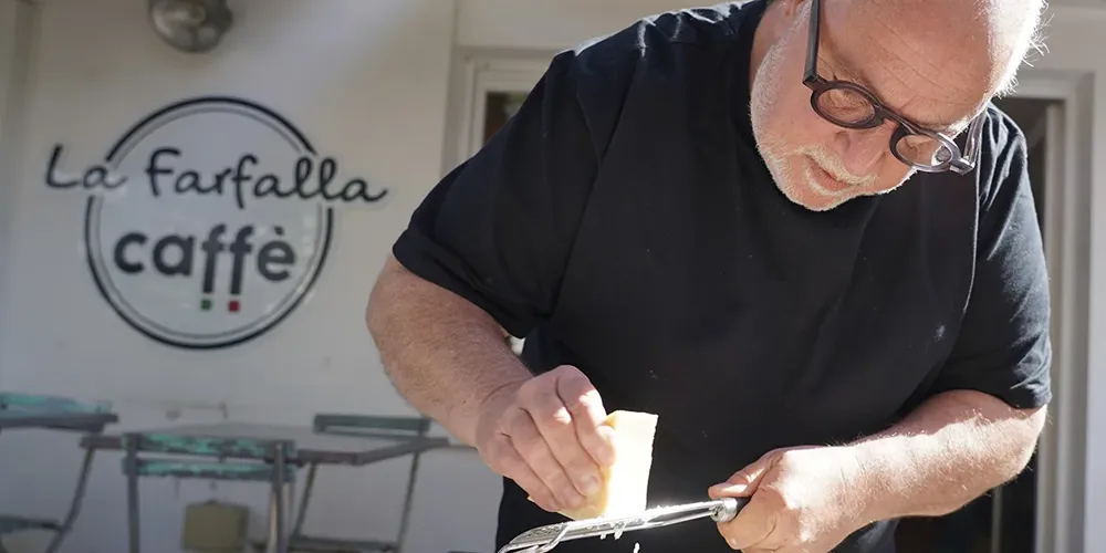 Sebastien La Farfalla restaurant épicerie italienne